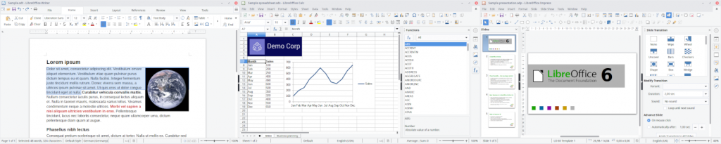 LibreOffice demo image