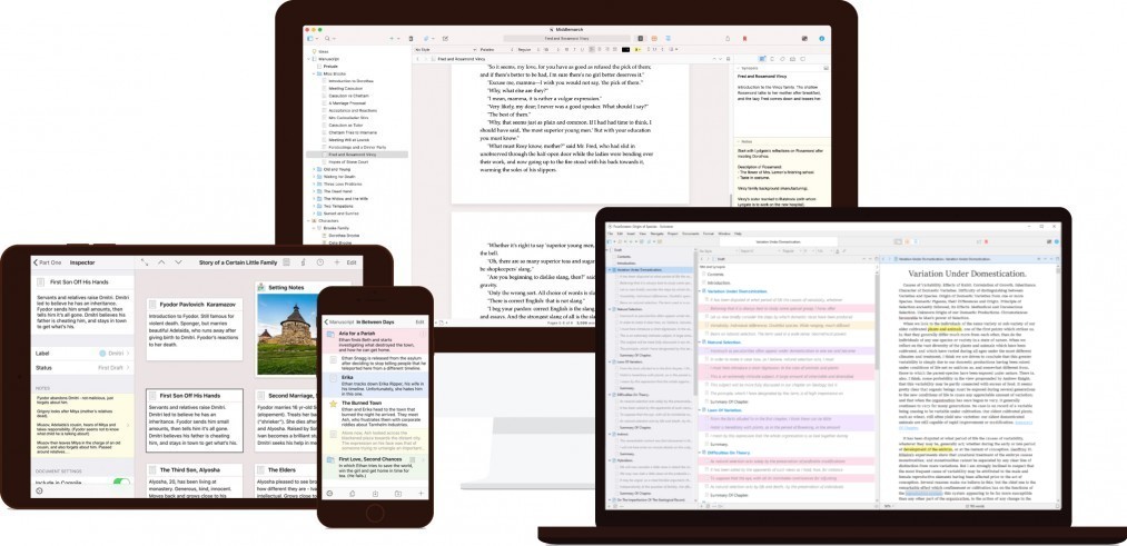 Scrivener demo image